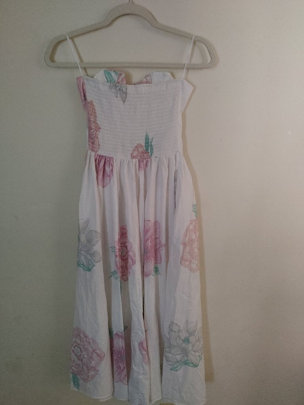 Vintage Strapless Sundress "Oops California" 100% Cotton Size 9/10 - Picture 8 of 8